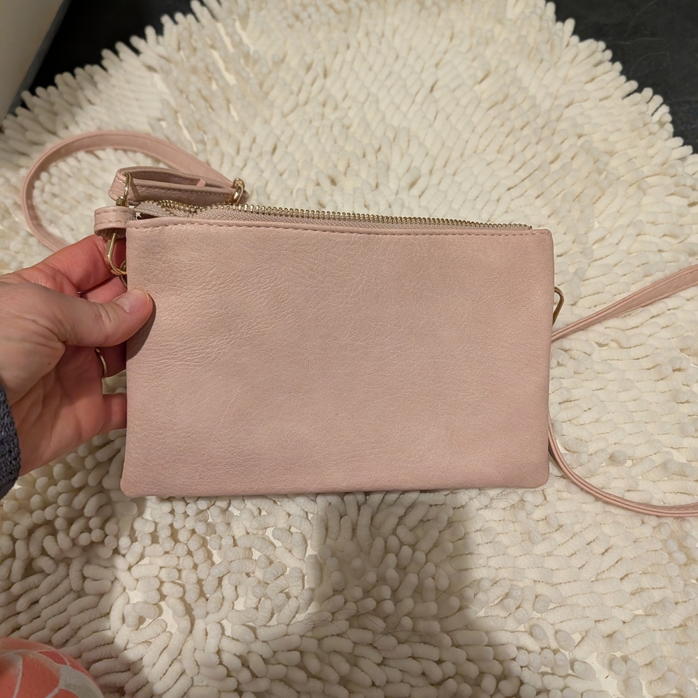 Elegant Pink Crossbody Bag